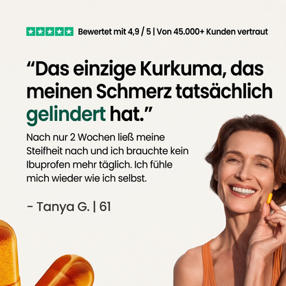Pure Curcumin Turmeric Capsules (1000 mg)
